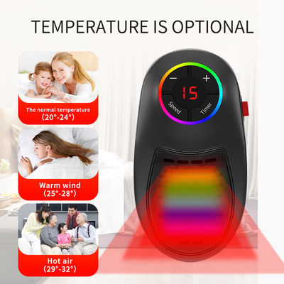 0.5kg Plug-in Wall Heater Portable Electric Heaters for Garden Small Home Winter Warmer