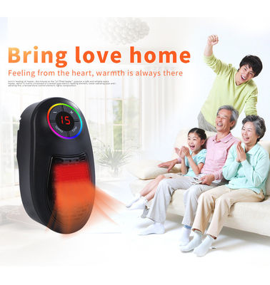 0.5kg Plug-in Wall Heater Portable Electric Heaters for Garden Small Home Winter Warmer