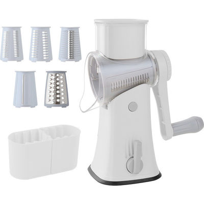 Multifunctional 5 in 1 Vegetable Chopper Slicer with Rotary Drum Type Grater Shredder