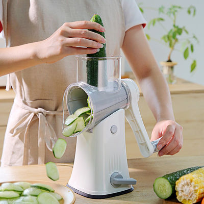 Multifunctional 5 in 1 Vegetable Chopper Slicer with Rotary Drum Type Grater Shredder