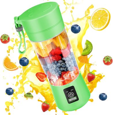Silicone PC Electric Mini Ice Bottle Blender Home USB 2/4/6 Blades Juicer Cup Machine