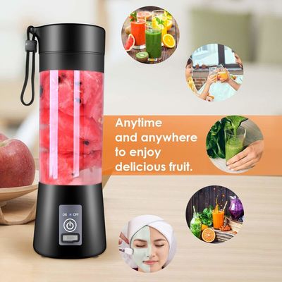 2/4/6 Blades Mini USB Rechargeable Home Blender And Mixer for Portable Green Juicing