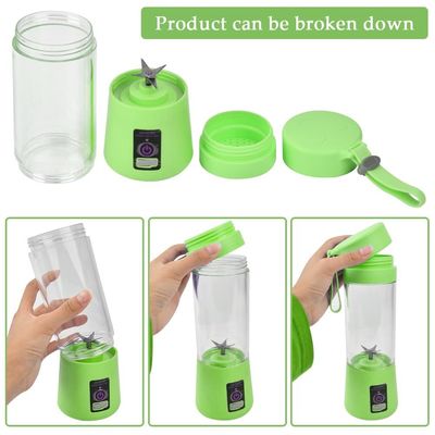 2/4/6 Blades Mini USB Rechargeable Home Blender And Mixer for Portable Green Juicing