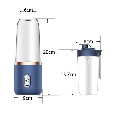 Portable Fruit Vegetable Tools Electric Juice Cup for Smoothies 40W USB Rechargeable