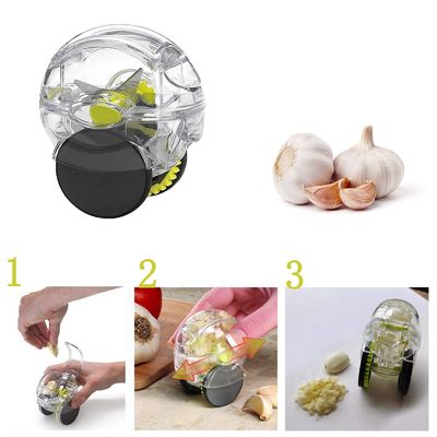 Rolling Garlic Chopper Press Cutter Clear Garlic Press Customized Machine and Standard