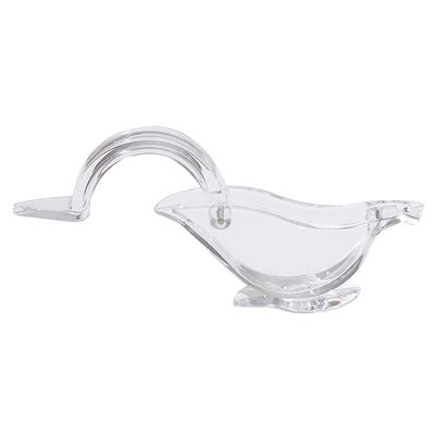 Stocked Portable Transparent Acrylic Manual Fruit Lemon Juicer Hand Lemon Squeezer Bird