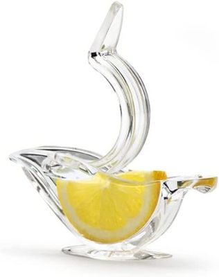 Stocked Portable Transparent Acrylic Manual Fruit Lemon Juicer Hand Lemon Squeezer Bird