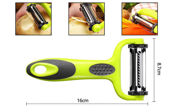 Practical PP RUBBER Vegetable Peeler for Effortless Peeling of Fruits and Vegetables