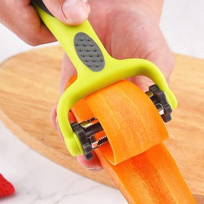 Practical PP RUBBER Vegetable Peeler for Effortless Peeling of Fruits and Vegetables