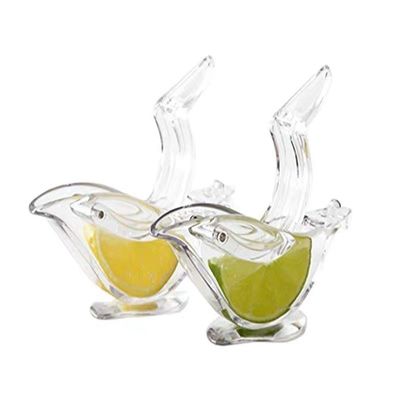 Fruit Vegetable Tools Acrylic Bird Shape Manual Lemon Squeezer for Plastic Type GPPS
