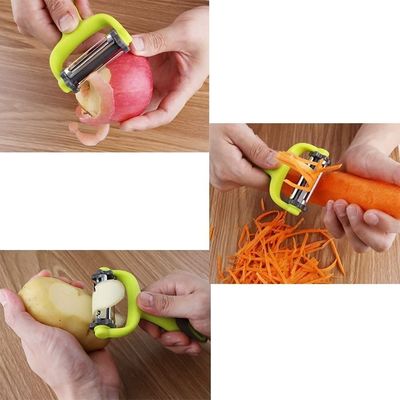 Home Kitchen Stainless Steel Fruit Apple Rotary Potato Carrot Vegetable Swivel Peeler