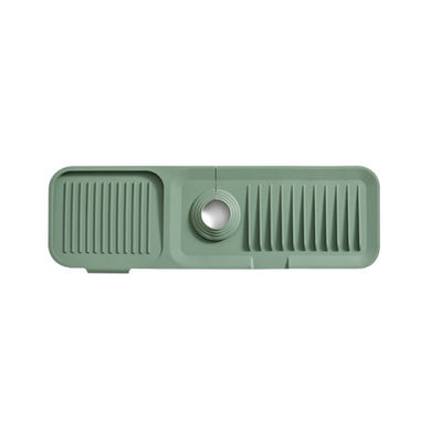 Silicone Sink Splash Guard Catcher Handle Drip Draining Pad Absorbent Mat for OEM/ODM