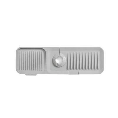 Silicone Sink Splash Guard Catcher Handle Drip Draining Pad Absorbent Mat for OEM/ODM