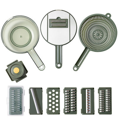 12 in 1 Multifunctional Manual Vegetable Cutter Slicer for Green Vegetables and Fruits