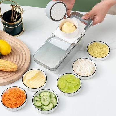 Mint Green Stainless Steel Vegetable Slicer Perfect for Quick and Easy Meal Preparation
