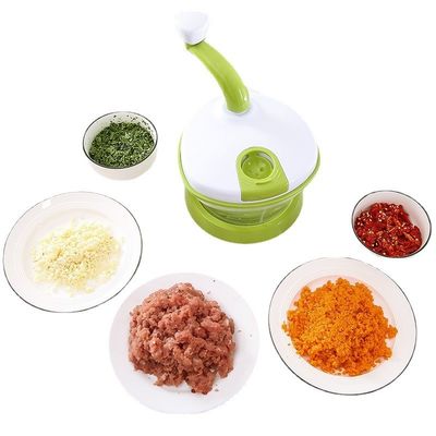 Customer Logo Accepted Multifunctional Vegetable Chopper Hand-Operated Meat Grinder