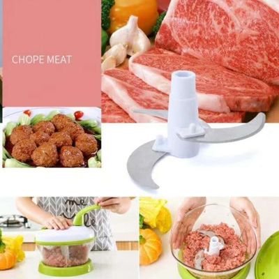 Food Hand-Powered Vegetable Slicer Chopper Meat Grinder Mixing Salad Spinner with Lid