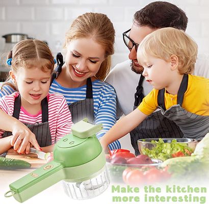 ABS PP PC Stainless Steel Vegetable Chopper with Meat Grinder and Garlic Crusher