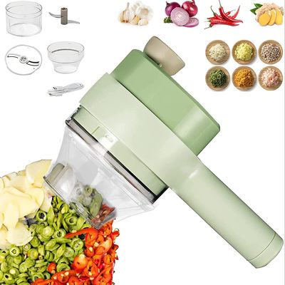 Multifunctional Vegetable Cutter Set with Customized Logo ABS PP PC Stainless Steel