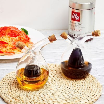 350ml Bottle Pot Separation Kettle Sets Gravy Boat for Oliver Oil and Vinegar Dispenser