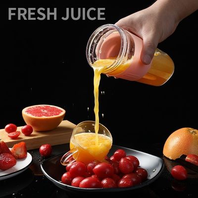 280ml Portable USB Charge Electric Juicer for Home 4 Blades Vegetable Fruit Juicer Cup Maker