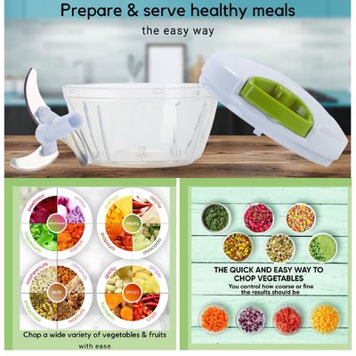 Small Manual Garlic Vegetable Meat Grinder for Kitchen Perfect Mother's Day Gift Idea