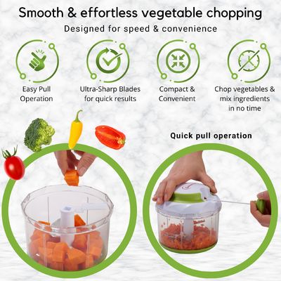 Small Manual Garlic Vegetable Meat Grinder for Kitchen Perfect Mother's Day Gift Idea
