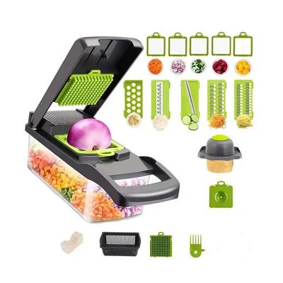 Custom Logo Handheld Vegetable Chopper Slicer Grater for Multifunctional Kitchen Prep