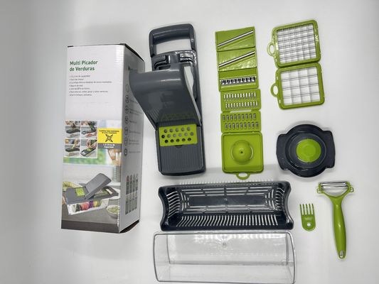 Custom Logo Handheld Vegetable Chopper Slicer Grater for Multifunctional Kitchen Prep