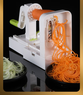 Upgrade Cooking with 5 Blade Veggie Spiral Slicer ABS PS TPR 420 Stainless Steel