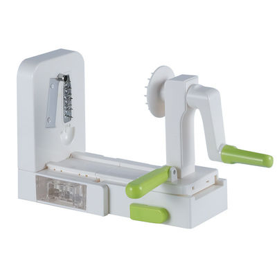 Upgrade Cooking with 5 Blade Veggie Spiral Slicer ABS PS TPR 420 Stainless Steel