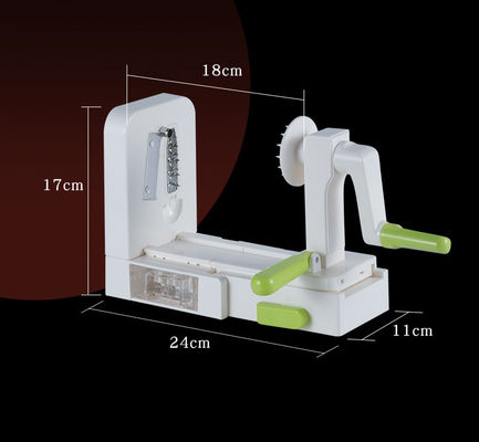 Upgrade Cooking with 5 Blade Veggie Spiral Slicer ABS PS TPR 420 Stainless Steel