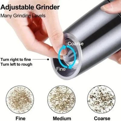 Electric Pepper Grinder Set with Costomized Logo Rechargeable Salt and Pepper Mill