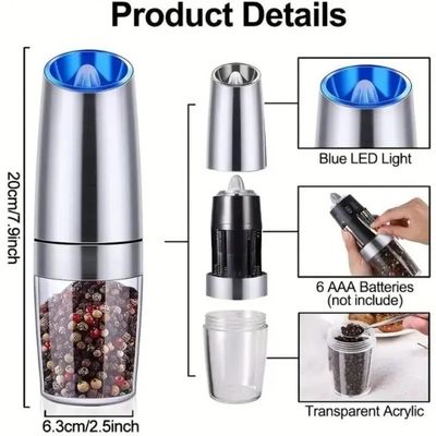 Electric Pepper Grinder Set with Costomized Logo Rechargeable Salt and Pepper Mill