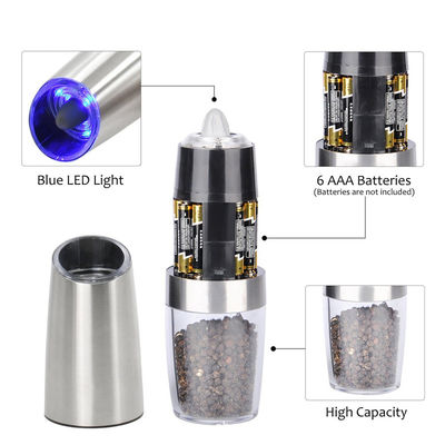 Electric Pepper Grinder Set with Costomized Logo Rechargeable Salt and Pepper Mill