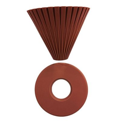 Modern Design Silicone Coffee Mat with Reusable Funnel Filter and Collapsible Dripper