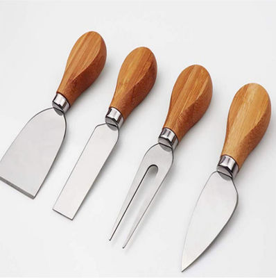 Wooden Pizza Tools Set for Durable Customized Logo Charcuterie Board in Round Shape