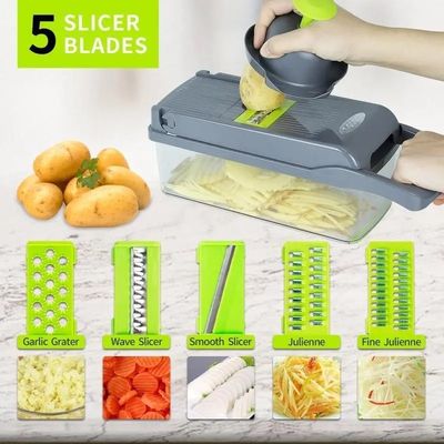 15 in 1 Multifunctional Vegetable Chopper Home Kitchen Manual Chopper with Custom Logo