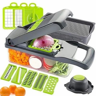 15 in 1 Multifunctional Vegetable Chopper Home Kitchen Manual Chopper with Custom Logo