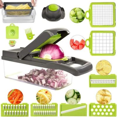 15 in 1 Multifunctional Vegetable Chopper Home Kitchen Manual Chopper with Custom Logo