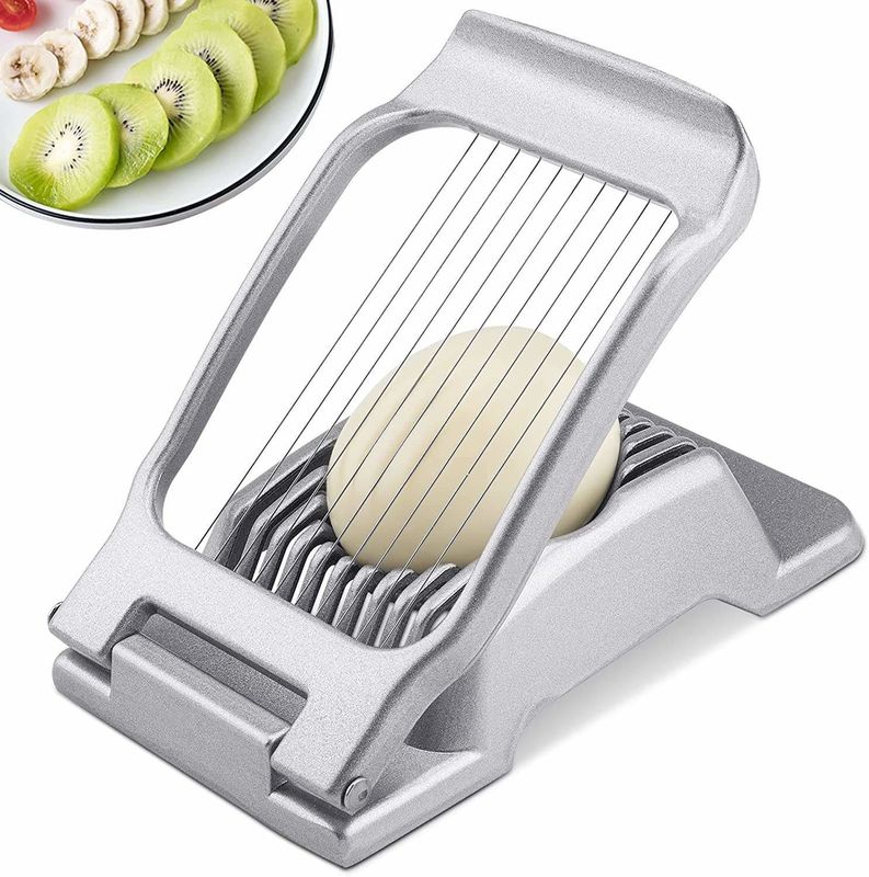 Egg Slicing Stainless Steel Wire Egg Slicer for Boiled Egg Cutter Dishwasher Safe