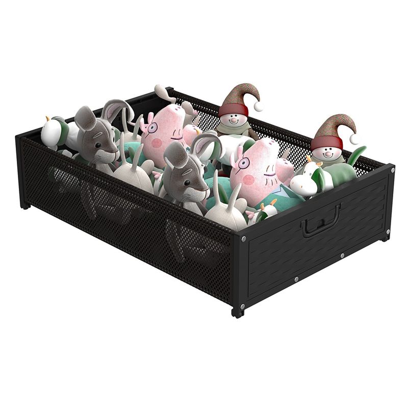 Stocked Dustproof Storage Rack for Clothes and Toys Sorting