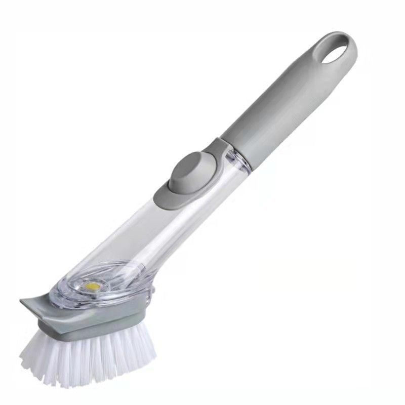 Kitchen Tools Cleaning Brushes 2 in 1 Dish Washing Brush with Long Handle and Sponge