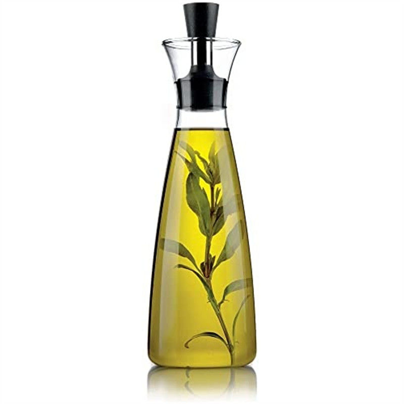 650ML/400ML Glass Oil and Vinegar Dispenser Bottles No Drip Design for Kitchen