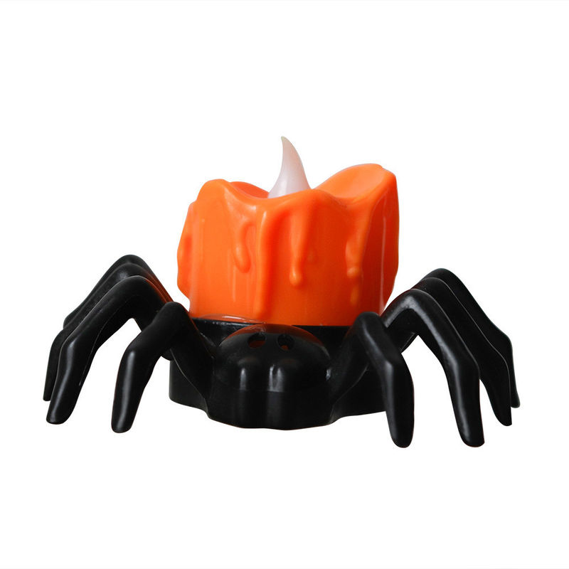Creative Ornament Halloween Decoration Candelabra Pumpkin LED Electronic Candle Lamp