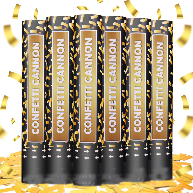 40cm Multicolor Biodegradable Party Popper Confetti Cannons for Colorful Celebrations