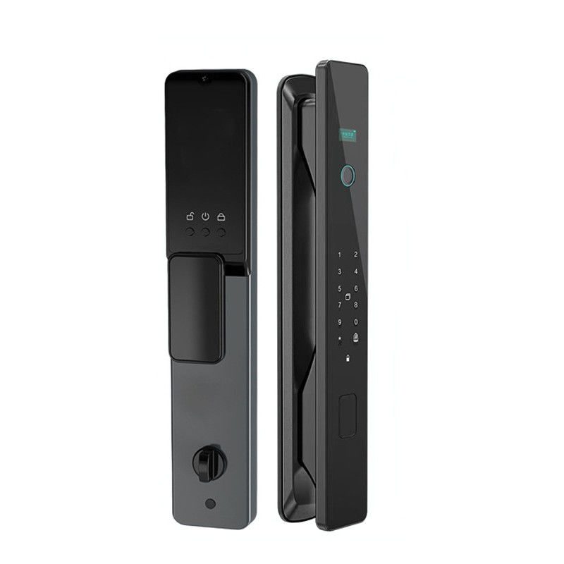 Secure Your Door with Tuya APP Controlled Waterproof Electric Rim Lock and Fingerprint