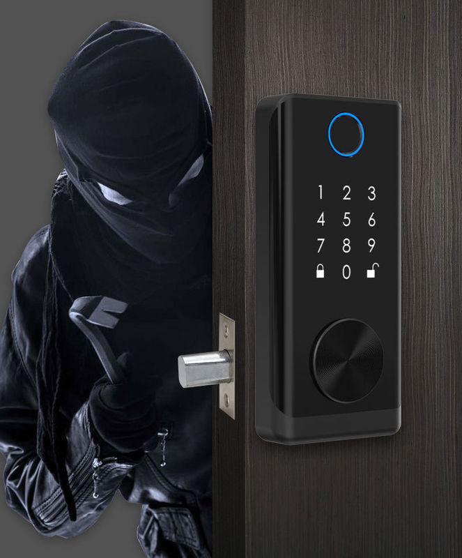 Secure Door Entry Outdoor Waterproof Touch Keypad Access Control Card Reader with App