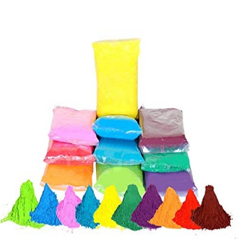 13*18cm Size Rainbow Run Corn Starch for Festival Coloured Starch