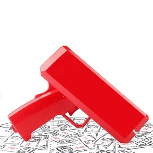 18.5cmX8cmX17.5cm Plastic Jet Currency Gun for Wedding Bar Game Atmospheric Props